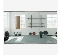 Honyee Home Gym Mirror, 48" x 24" x 3PCS, Wall Mounted Frameless Mirror with Polished Edge, Large Activity Mirror for Home Gym/Yoga Room/Dancing Room and More (48" x 24", 3PCS)
