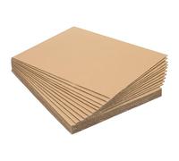 HONYUET 20 Pack Corrugated Cardboard Sheets, 30 x 40cm Brown Kraft Paper for Packaging Craft Mailing