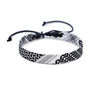 Hooaat Middle Eastern Arab style bracelet Middle Eastern style woven bracelet Comfortable cotton thread wrist ethnic jewelry for men and women