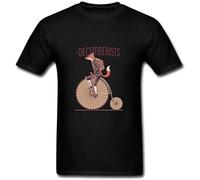 HOOAOE Men's The Decemberists Short Sleeve Cotton T Shirt Black O Neck Tee