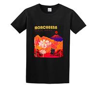 HOOAOE Morcheeba Blaze Away Mens Black T-Shirt Graphic Tee Printed Unisex Shirt O Neck Tee