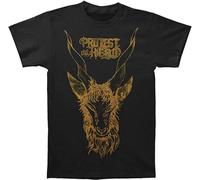 HOOAOE Protest The Hero Men's Goat T Shirt Black O Neck Tee