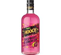 Hooch Spirits Raspberry & Lemon Gin 70cl 37.5% ABV - Fruity Pink Gin Perfect for Cocktails, Packed with Zesty Flavour