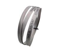HOOCOM 2pcs M42 Bi-Metal Band Saw Blades 1/2" 1300 x 13mm With 6, 14Tpi Bandsaw Blade Cutting Hardwood, Metal. (Color : 10-14Tpi, Size : Length 1300mm)