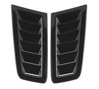 hood air intake trim Compatible With Focus RS MK2 Style 2Pcs Universal Car Bonnet Air Vents Engine Hood(Black)
