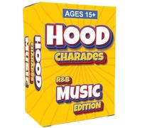 Hood Charades R&B Edition - Energetic Black Culture Party Game Guessing Iconic Rhythm-and-Blues Hits with Lively Act-It-Out and Talk-It-Out Challenges, Perfect for Cookouts, Kickbacks, Reunions