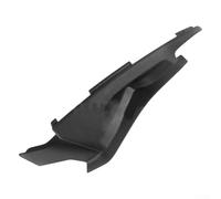 Hood Hinge Cover Windshield Wiper Deflector Left 73165T20A01 for Honda For Civic, Black Plastic Cowl Trim Replacement Part for Engine Bay Protection