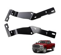 Hood Hinge LED Light Pod Mount Bracket Driver Side & Passenger Side 2Pcs Compatible with Dodge Ram 2500/3500 (2019 2020 2021 2022 2023 2024) Ditch Light Bracket