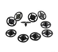Hood Insulation Retainer Clips Set of 10, Black Plastic Direct Replacement Fasteners Compatible with For 65832-F5000 and 65846-30F00 for Mercury Villager and