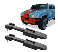 Hood Latch 15097841 Compatible with Hummer H2 Chevy Kodiak GMC TopKick 2003 2004 2005 2006 2007 2008 2009 Black Front Hood Latch GM 2PCS