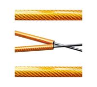 Hood Lift Struts For Hyundai For Elantra AD 2015-2020 For Avante AD 6th Front Bonnet Modify Gas Spring Lift Support Shock Damper Prop Hood Struts(Orange carbon fiber)