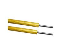Hood Lift Struts Hood Struts Kit For Mazda For CX-30 DM 2019-2024 2025 Front Bonnet Lift Support Shocks Damper Piston Prop Rod Cylinder Pillar Gas Springs(Yellow carbon fiber)