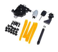 Hood Lock Latch Catch Block Repair and Bonnet Release Lock Latch Catch Repair Set with 30 Pcs Clip 4 Pcs Removal Pry Tool for Focus MK2 C-MAX 2004-2012.Replace#1355231, 1343577, 4M5AA16B970AB