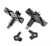 Hood Locking Mechanism Set, for Smart for Fortwo,Front Left Right, Upper Lower Parts,Black Plastic Direct Fit Replacement Kit