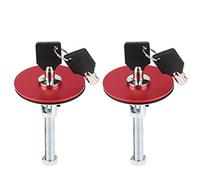 Hood Locks For Cars - Car Hood Lock Pin, Aluminum Alloy Universal Engine Hood Lock Key Pin Kit(Red)