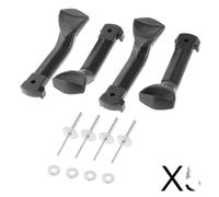 Hood Panel Latch Strap Kit Black Plastic Replacement Snowmobile Latch Body Fittings Compatible with Ski Doo Models