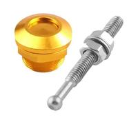 Hood Pin - 60mm Bonnet Pin, Excellent Durability | Aluminum Bumper Push Button with Ease, Bumper Quick Release Latch for Furniture Marine Car Bonnets Cabinets RV Body Panel Hood