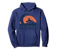 Hood River Kiteboarding Sunset Adventure Graphic Hood River Pullover Hoodie