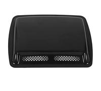 Hood Scoop Vent Bonnet Cover, Decorative Air Flow Intake Covers Universal Auto Hoods Vents Bonnet Cover with Self Adhesive Design (Bright Black)