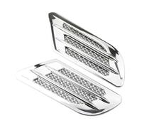Hood Scoop Vent Grille 2Pcs Car Side Air Flow Vent For mudguard Hole Cover Intake Grille Duct Decoration ABS Plastic Sticker Exterior Accessories