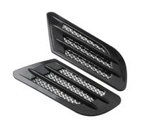 Hood Scoop Vent Grille 2Pcs Universal Side Air Flow Vent Side Air Vent Cover Car Side Vent Hood Side Vent Bonnet Vent Decoration