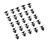 Hood Seal Retaining Clip Plastic Retainer 100 Pack for Honda and For Acura Cars Suitable for 6mm Hole Installation Replacement Part Number 91518S10003
