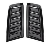 Hood Vent Trim Cover Compatible With A3 For A4 A5 A6 A7 A8 Q3 RS6 RS7 S3 S4 1 Pair Front Bonnet Vents Hood Ventilation Grille Car Accessories(Black)