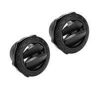 Hood Vents For Cars, Vent Deflector Deflectors 2pcs Black Round ABS Universal Air Conditioning Outlet For All Tumble Dryer Pipes For RV Boat Bus Car