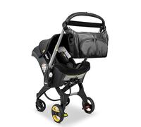 hoodababy Essentials Diaper Bag Compatible with The doona Carseat/Stroller, Black