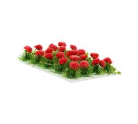 HOODANCOS 1 Box Fairy Garden Miniature Flower Cluster Decor Simulation Flower Adornment with High Temperature Resistance Mini for Architectural Models Sand Tables Railway Layouts DIY Small