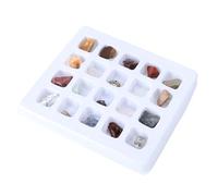 HOODANCOS 1 Box Rough Stone Specimens Geology Science Learning Kit for Educational Box with Natural Crystal Gemstone Samples for Birthday and Stem Exploration