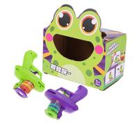 HOODANCOS 1 Set Flying Disc Launcher for Shooter with Soft Darts Interactive Outdoor for Boys and Safe Rounded Corners for Playtime