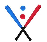 HOODANCOS 1 Set Lightweight Baseball Bat with Balls Safe Indoor Outdoor Sports for Boys for Learning Baseball and Active Play Random Color