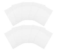 HOODANCOS 100 Sheets 5x7 Inch Self Adhesive PVC Laminating Films Glossy Photo Protective Sheets 12.9x18cm for Office and Photo Preservation