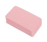 HOODANCOS 1000pcs Blank Paper Business Cards Pink Compact and Portable Paper Note Cards for Language Teaching Simple and Stylish