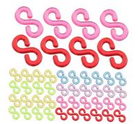 HOODANCOS 1000pcs S-Clip Rubber Band Connectors Plastic Bracelet Making Kit for DIY Crafts Jewelry Necklaces Crafting Accessories