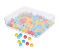 HOODANCOS 100PCS Colored Plastic Counting Balls for Math Education Supplies Probability Learning Beads for Classroom Teaching Home Learning and Interactive Sorting Games
