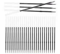 HOODANCOS 100pcs Decorative Pen Refills for Pens Reusable Refills with 0.7mm Black Ink Smooth Writing for Office Supplies and Graduation W ifts
