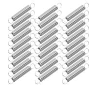 HOODANCOS 100pcs Extension Springs for Mahjong Table Repair, Metal Return Springs with Versatile Compatibility and Efficient Tile Resetting for Club Or Home Use, Silver