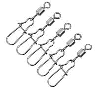 HOODANCOS 100pcs Fishing Rolling Swivels Connector Enhanced Flexibility for Various Fishing Methods Non Tangle Design for Anglers and Enthusiasts