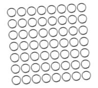 HOODANCOS 100pcs Heavy Duty Stainless Steel Double Turning Rings Fishing Split Rings for Lures Treble Hooks Terminal Tackle Connector with High Abrasion Resistance for Freshwater and