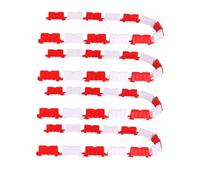 HOODANCOS 100pcs Rc Car Barrier and Mini Traffic Sign for Realistic Roadblocks and Racing Track Fences Modular Drift Track Accessories for Creative Play and Racing Scene Building