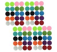 HOODANCOS 100pcs Replaceable Cotton Aromatherapy Refill Pads for Car Essential Oil Diffuser, Multi-color Fiberglass Scent Absorbing Pads for Vehicle Aroma Diffuser Supplies