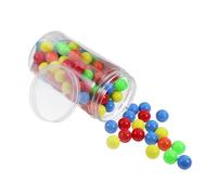 HOODANCOS 100pcs Small Colored Plastic Counting Balls Math Learning Supplies for Elementary School Probability Teaching Portable Box