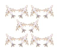 HOODANCOS 10pcs Airplane Brooch Pin Set Lightweight Zinc Alloy Aviation Pins with Secure Structure Retro Vintage Style Plane Accessories for Graduation and Birthdays