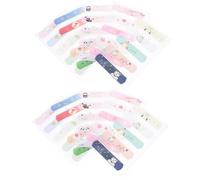 HOODANCOS 10pcs Cartoon Adhesive Bandages Cat, Fish, Fruit, Sakura, Owl, and Weather Designs - Breathable Small Wound Plasters for Finger and Knuckle Protection in First Aid Care