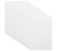 HOODANCOS 10pcs English Handwriting Practice Notebooks with Dotted Lined Paper and Center Dash Line, Dual-sided Thick White Sheets, for School Activities and Letter Formation Training