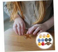 HOODANCOS 10pcs Friction Powered Pull Back Car for Cute Miniature Animal Vehicles with Vivid Colors Educational Party Favors to Develop Cognitive Skills and Brain Growth