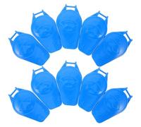 HOODANCOS 10pcs High Temperature Resistant Radiator Coolant Reservoir Caps for Cars Transparent Windshield Washer Fluid Tank Covers Easy Installation Exterior Automotive Caps