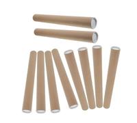 HOODANCOS 10pcs Mailing Paper Tube Poster Shipping Tubes for Posters Container for Mailing Cardboard Transport Kraft Plastic